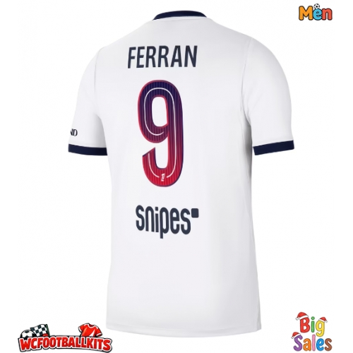 Paris Saint-Germain Ferran Torres #9 Replica Away Stadium Shirt 2026-27 Short Sleeve
